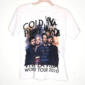 🌵 COLD PLAY VIVA LA VIDA BAND TEE